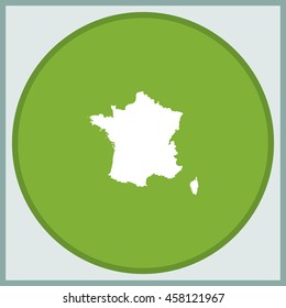 Map of France.