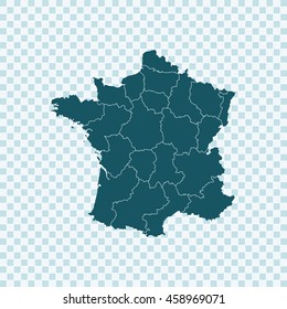map of France