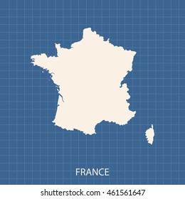map of France
