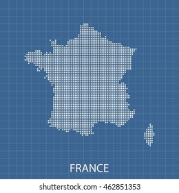 map of France