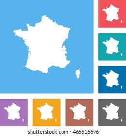 map of France