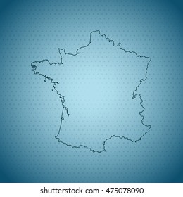 map of France