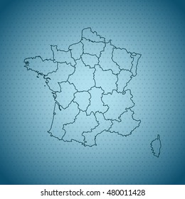 map of France