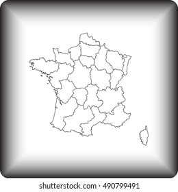 map of France