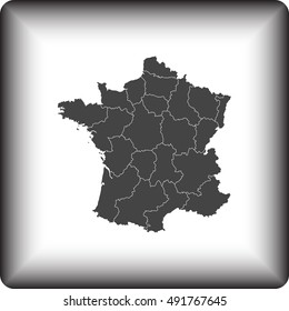 map of France