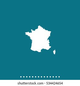 Map of France.