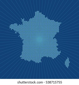 map of France