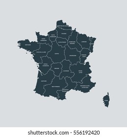 map of France