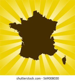 map of France