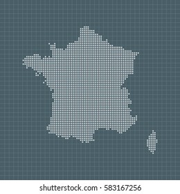 map of France