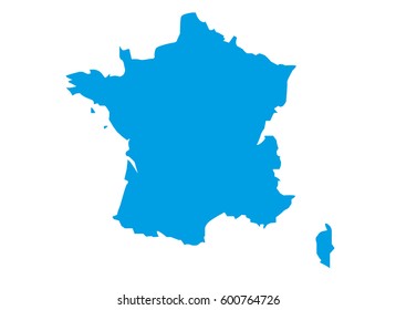 map of France