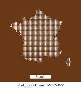 map of France
