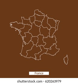 map of France