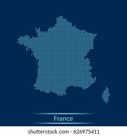 map of France