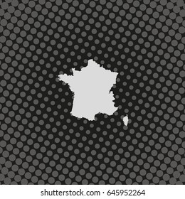Map of France.