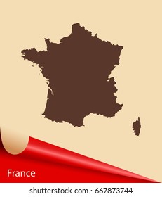map of France