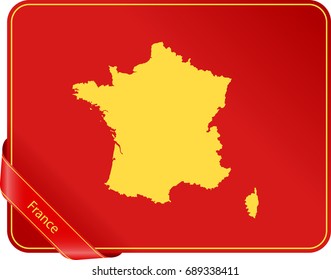 map of France