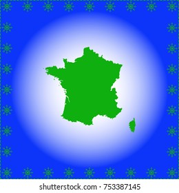 map of france