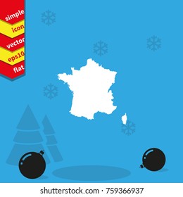 Map of France.