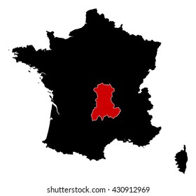 Map - France, Auvergne