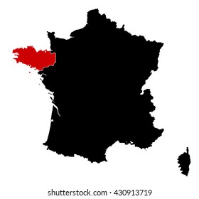 Map - France, Brittany