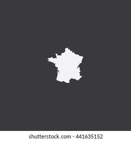 Map of France Vector Illustration