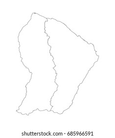 map of French Guiana