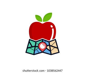 Map Fresh Icon Logo Design Element