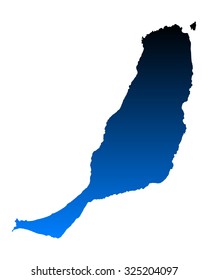 Map of Fuerteventura