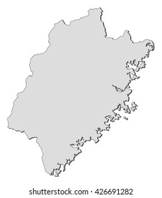 Map - Fujian (China)