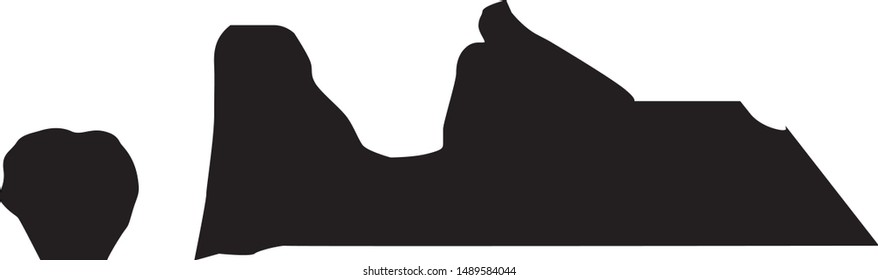 Map of Fulton County in the state of Kentucky