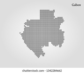 Map of Gabon
