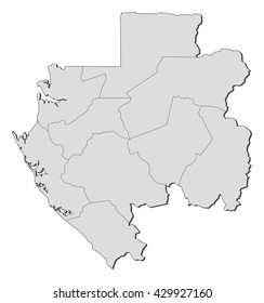 Map - Gabon