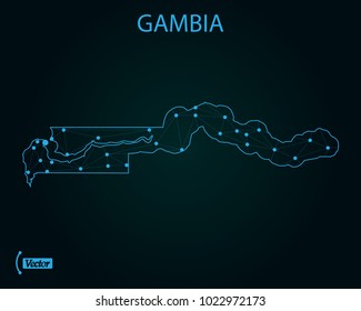 Map of Gambia