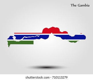 Map of the Gambia