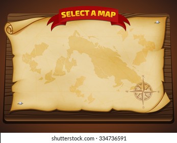 Map Game Interface