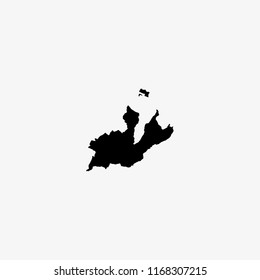 Map of Geneva - Switzerland Vector Illustration
