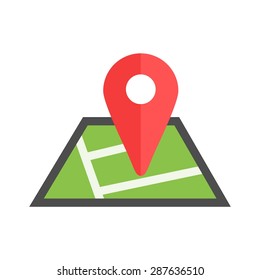 Map, geography, travel icon vector image. Can also be used for mobile apps, phone tab bar and settings. Suitable for use on web apps, mobile apps and print media