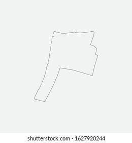 Map of Georgetown - Guyana graphic element Illustration template design

