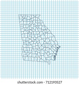 map of Georgia