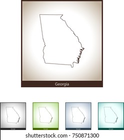 map of Georgia