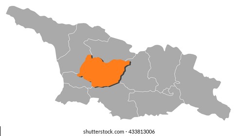 Map - Georgia, Imereti
