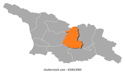 Map - Georgia, Shida Kartli