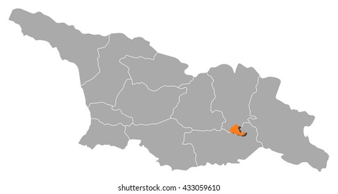Map - Georgia, Tbilisi