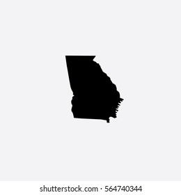 Map of Georgia Vector Illustration

