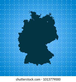 map of Germany