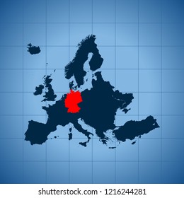 map of Germany