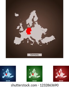 map of Germany