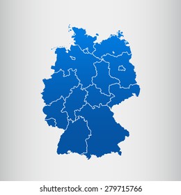 map of Germany