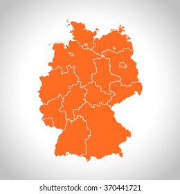 map of Germany